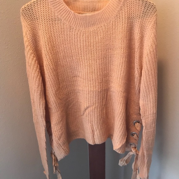 2/$25 Light Peach Sweater - Picture 4 of 4